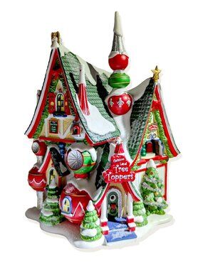 Christmasland Tree Toppers Lighted Building by Department 56